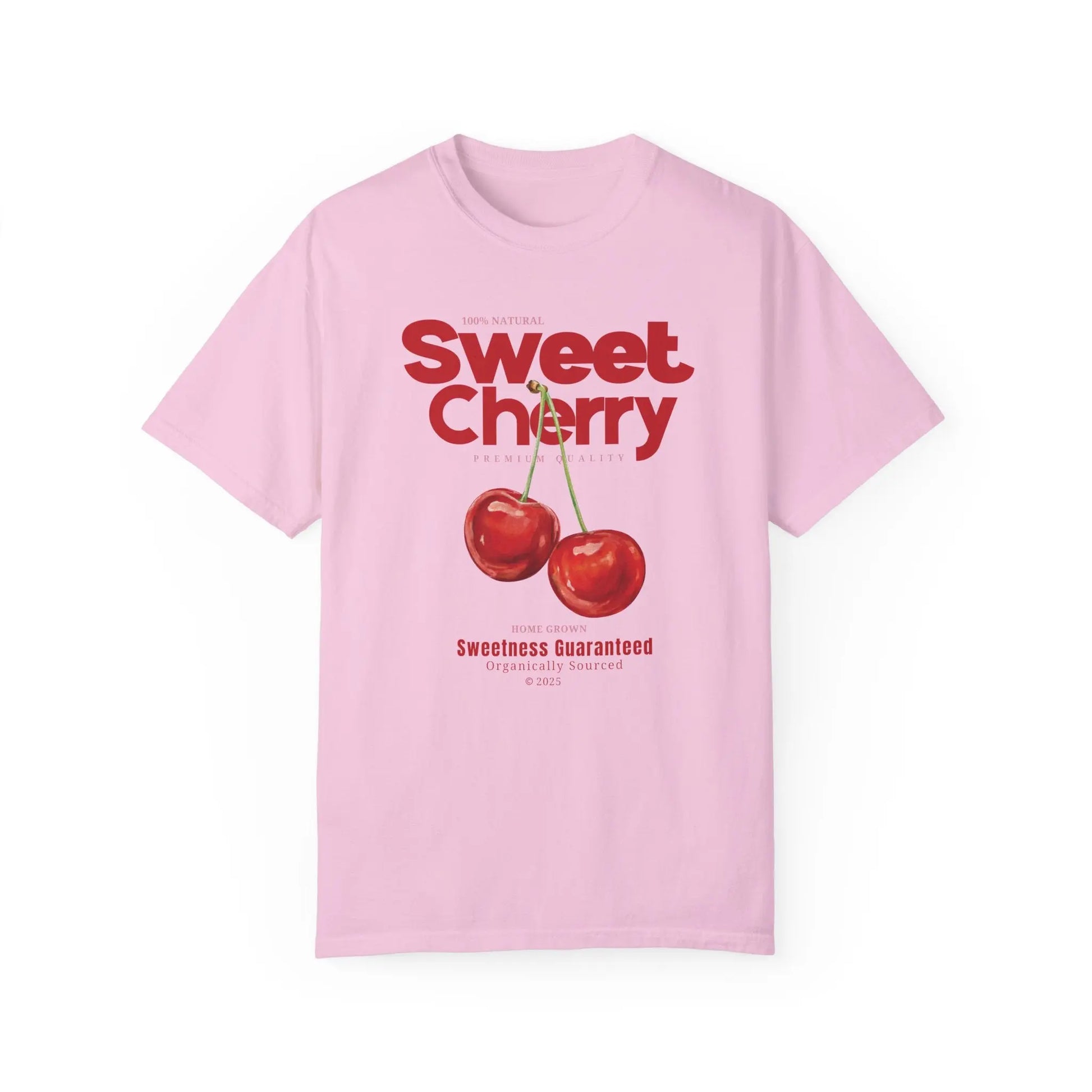 Urban Cookie’s Blossom (pink) Cute Cherry oversized T-shirt featuring bold cherry graphics, Y2K vibes, and vintage streetwear flair.