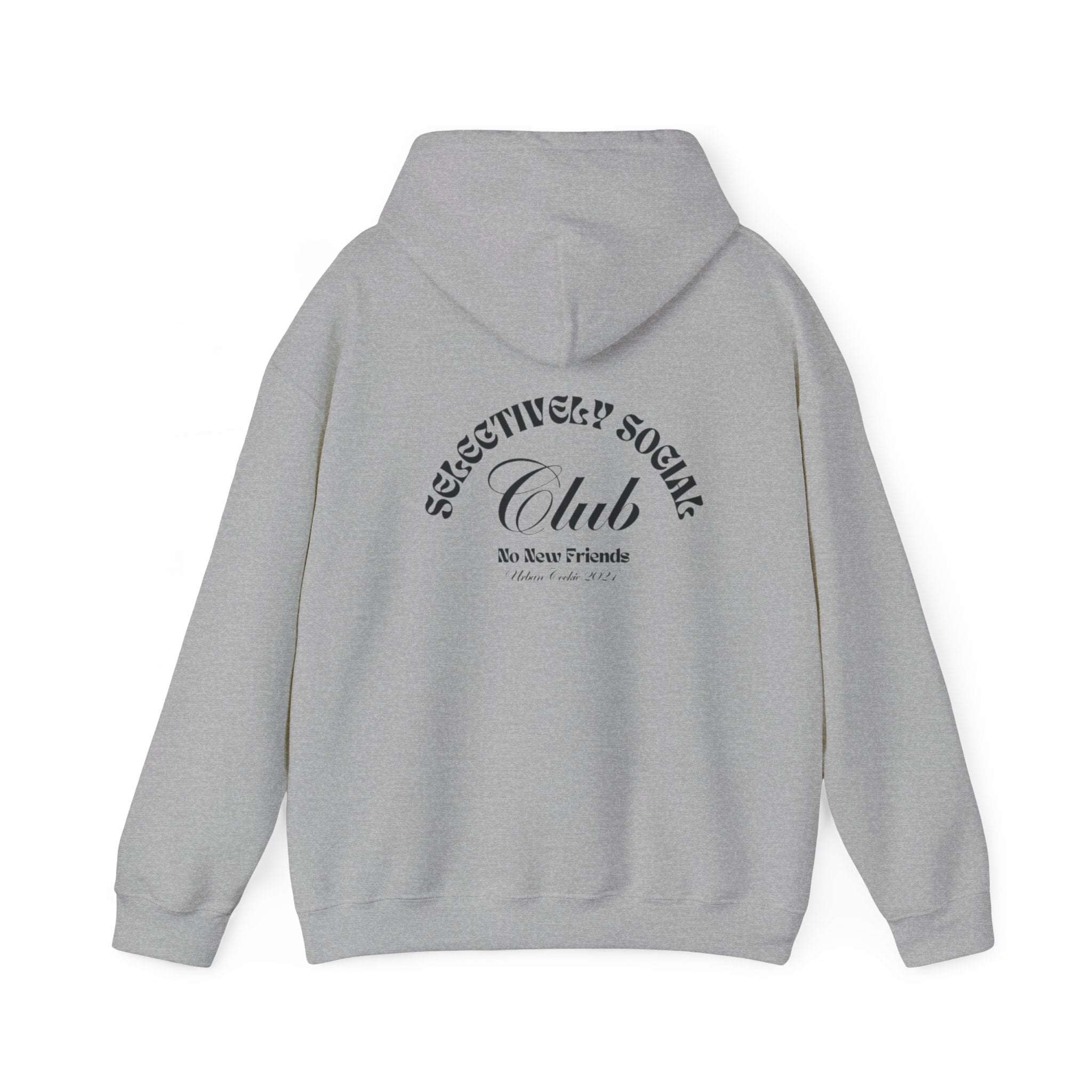 Selectively Social Club Hoodie Comfort for Introverts