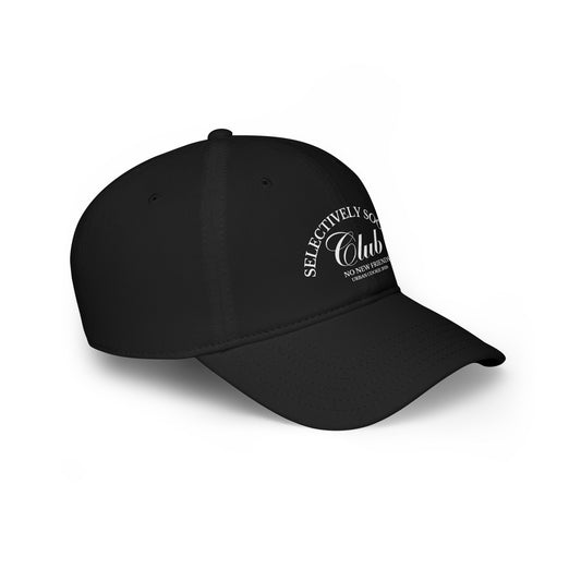 Selectively Social Low Profile Cap | Style Meets Privacy